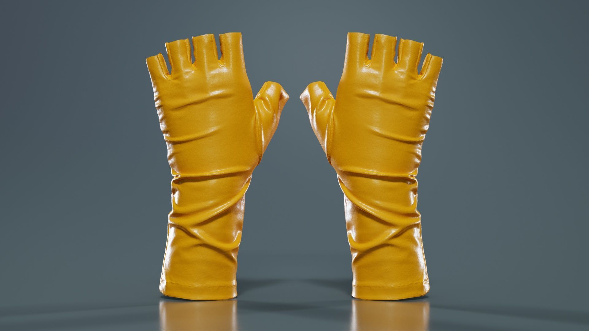Catwoman Glove Low-poly 3D model_12