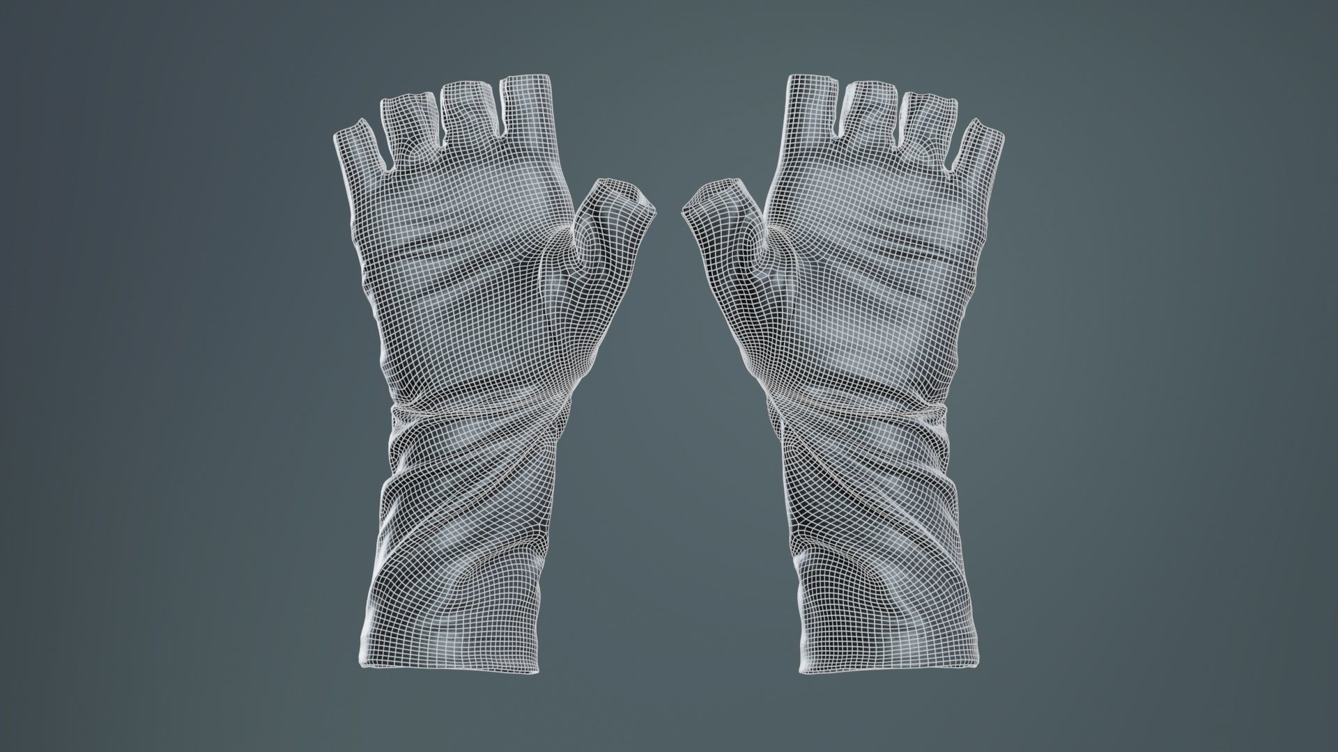 Catwoman Glove Low-poly 3D model_10