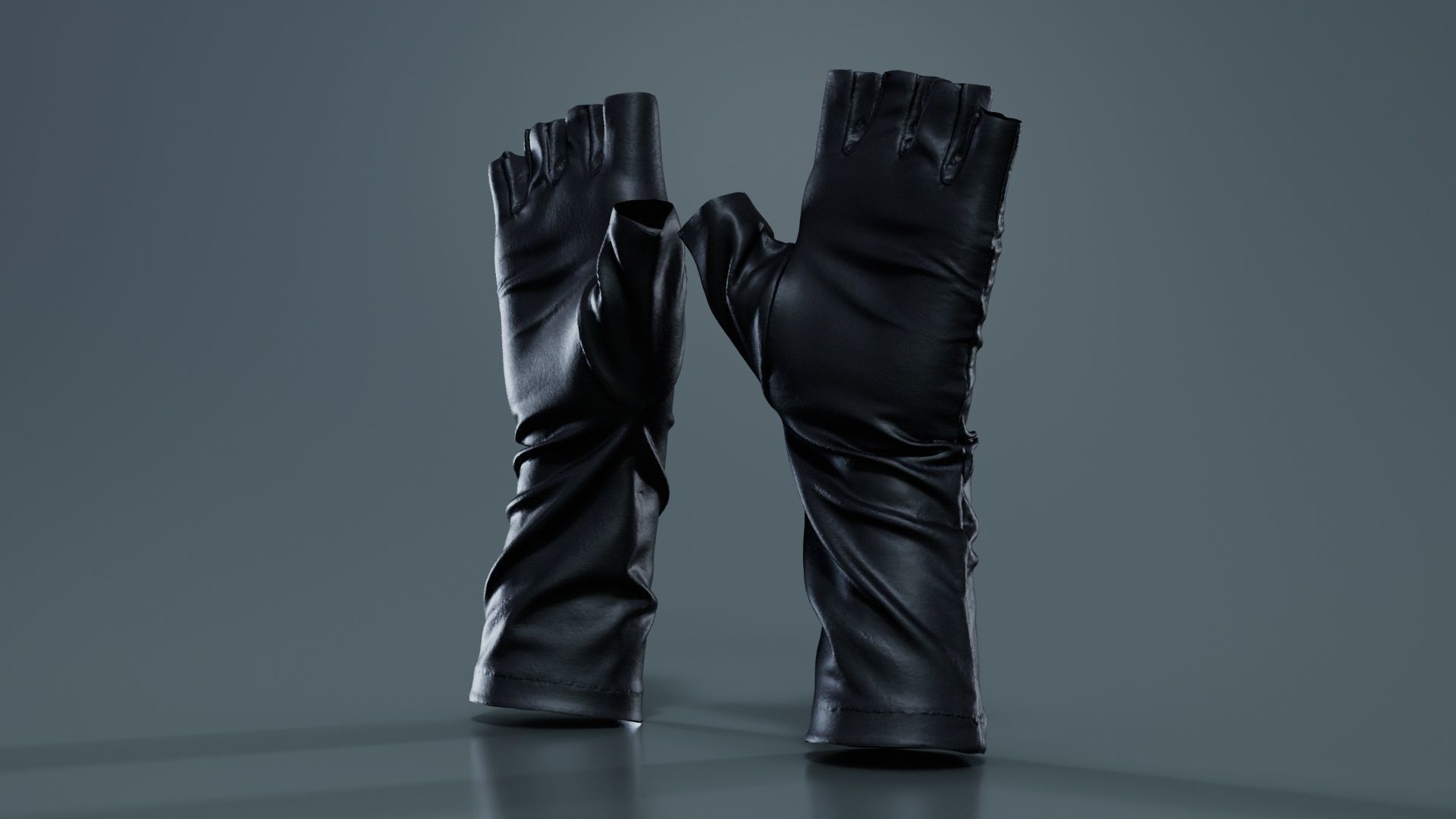 Catwoman Glove Low-poly 3D model_6