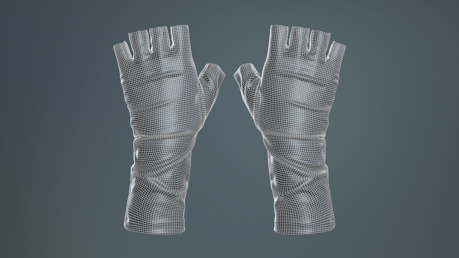 Catwoman Glove Low-poly 3D model_9