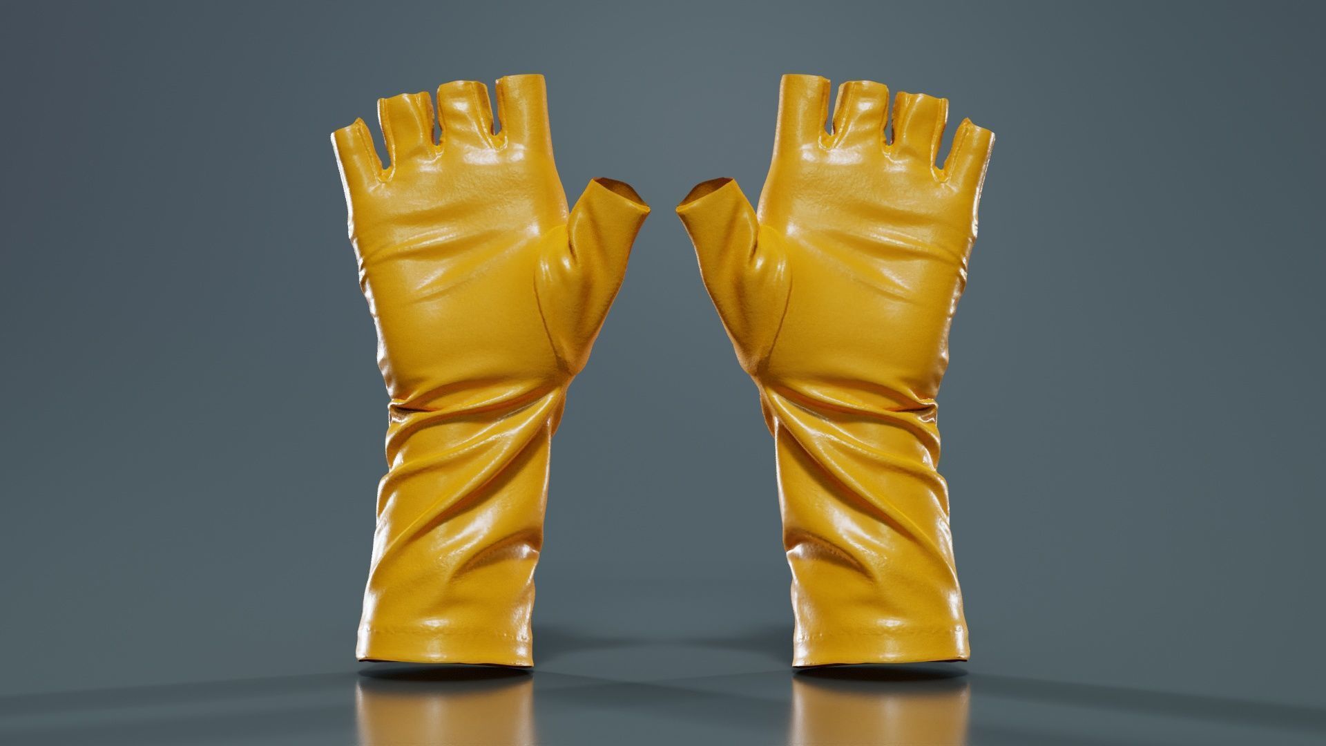 Catwoman Glove Low-poly 3D model_13