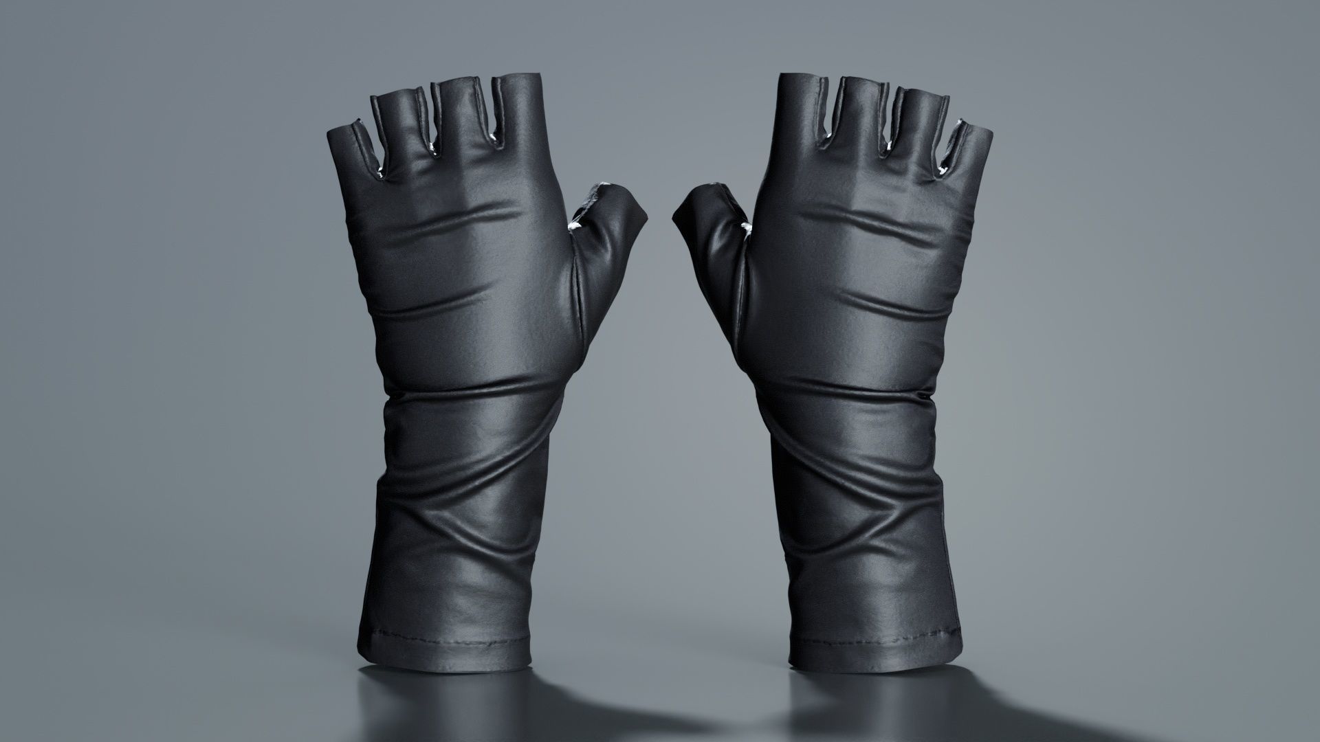 Catwoman Glove Low-poly 3D model_8