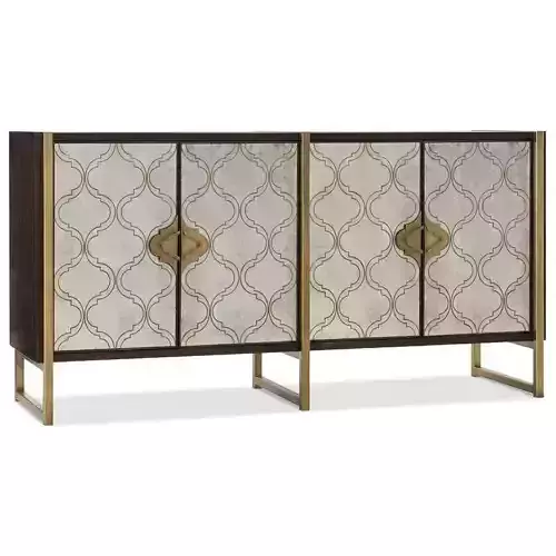 Dark Wood Melange Classic Credenza 3D model