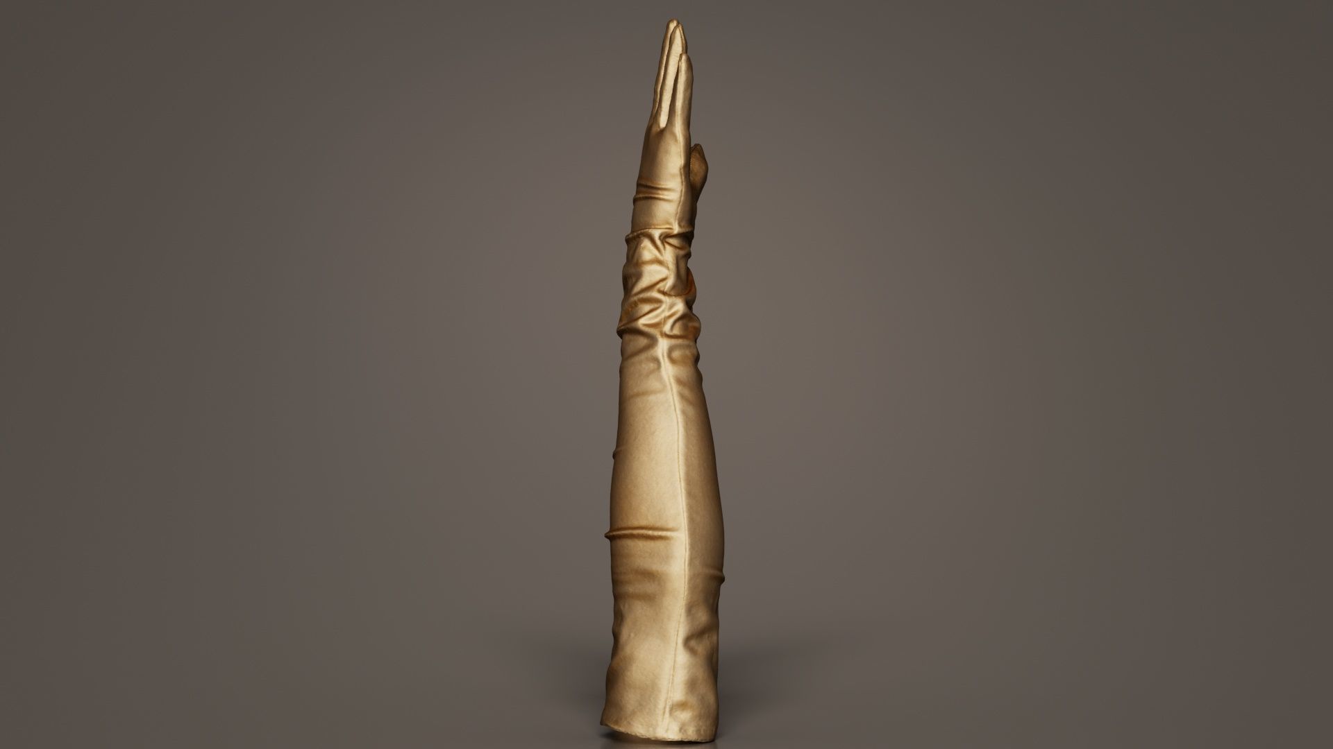 Diva Gloves Wrinkles Low-poly 3D model_5