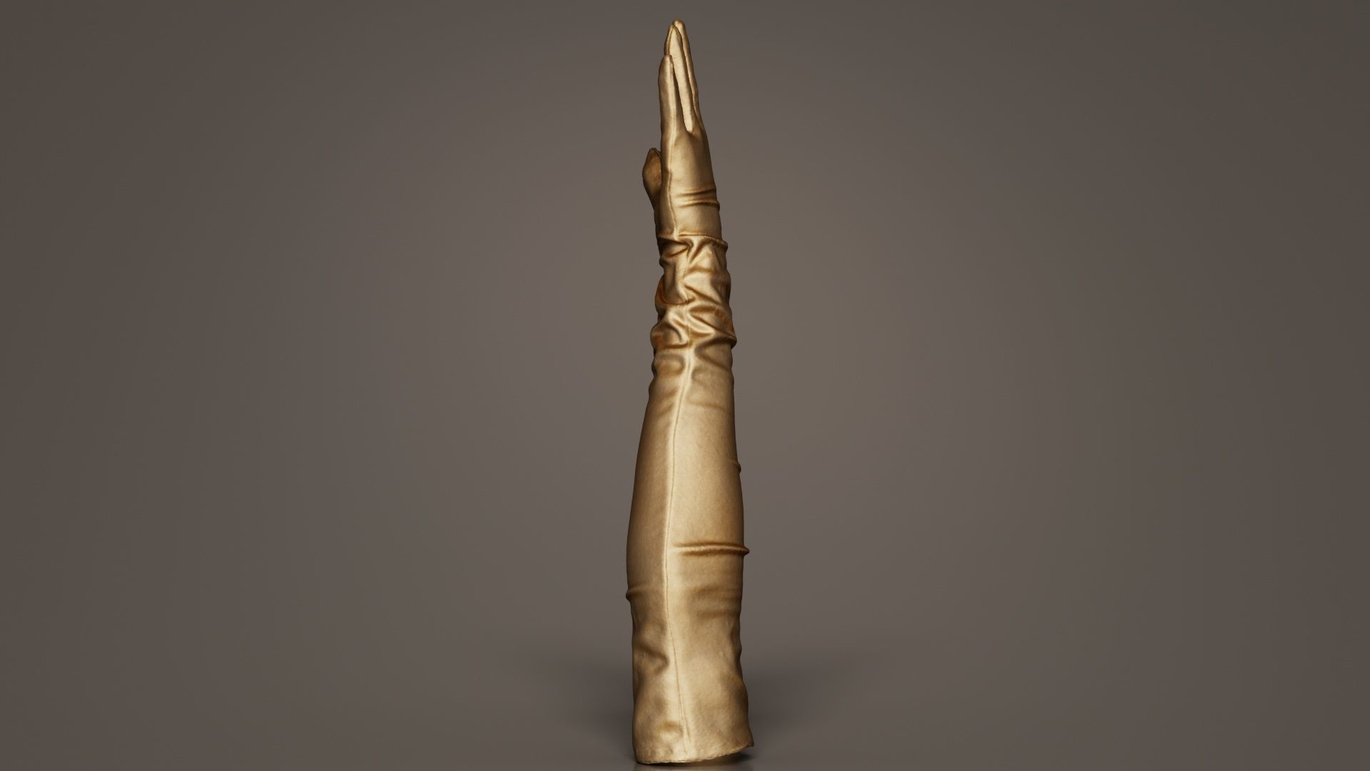 Diva Gloves Wrinkles Low-poly 3D model_7