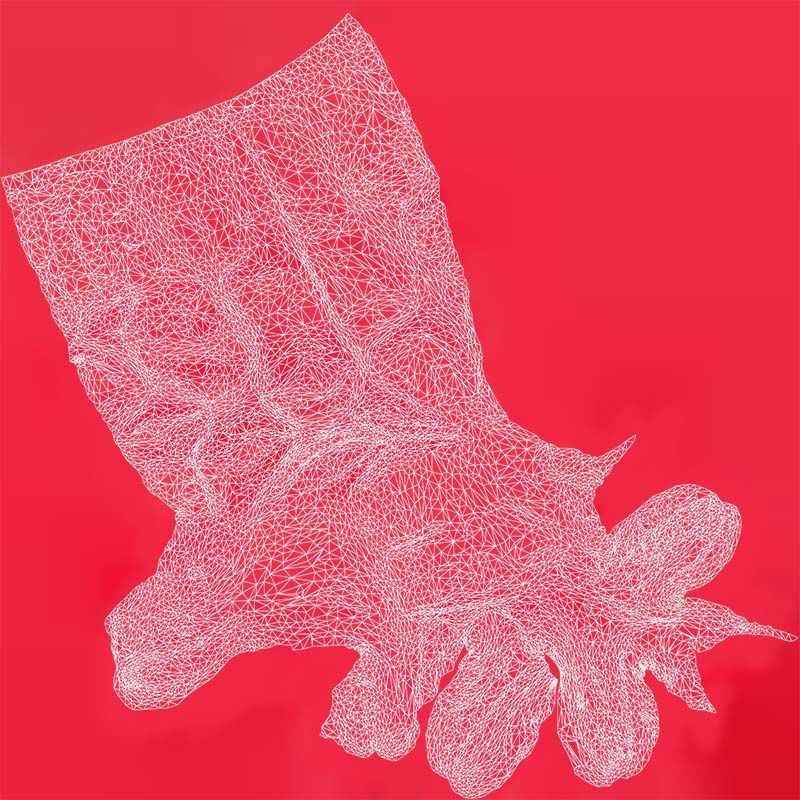 Elbow Length Latex Gloves Low-poly 3D model_14