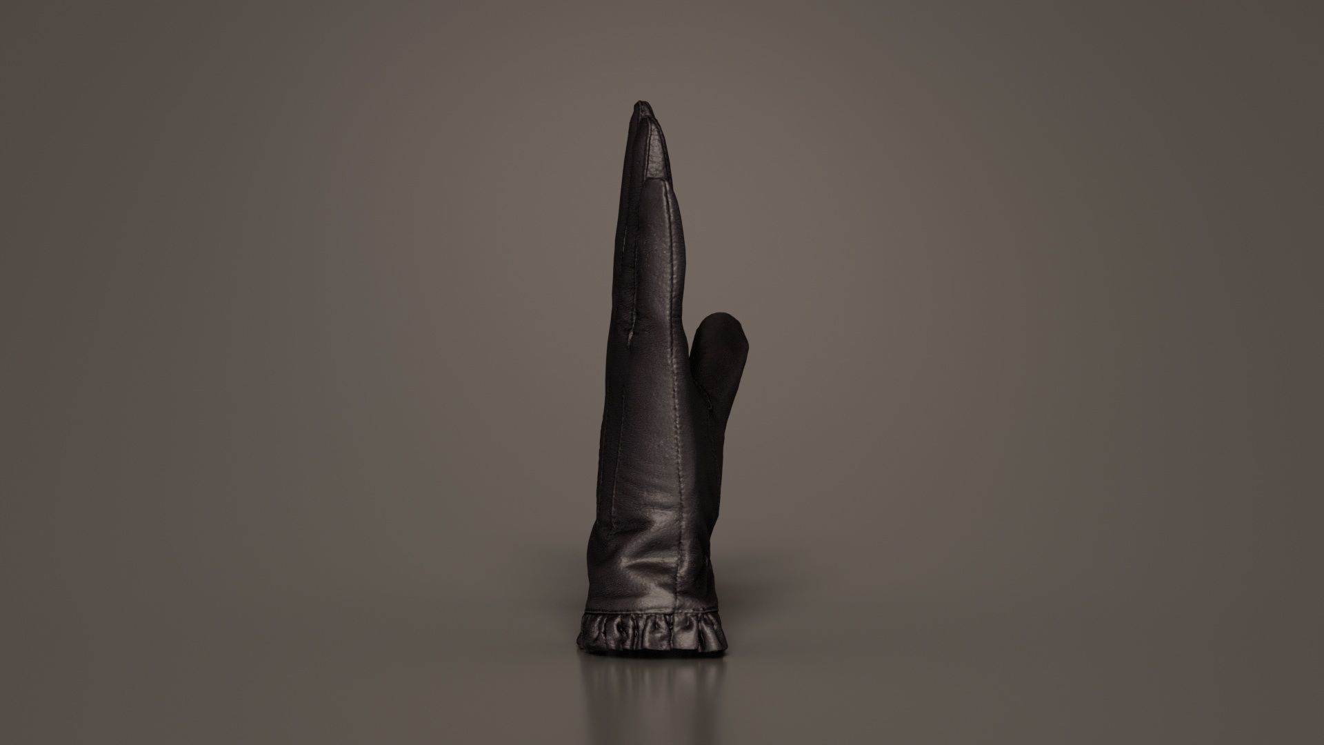 Fringe Gloves Low-poly 3D model_5