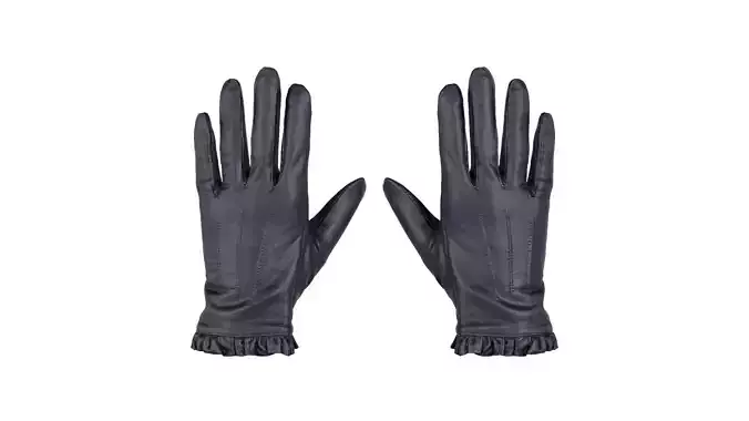 Fringe Gloves Low-poly 3D model