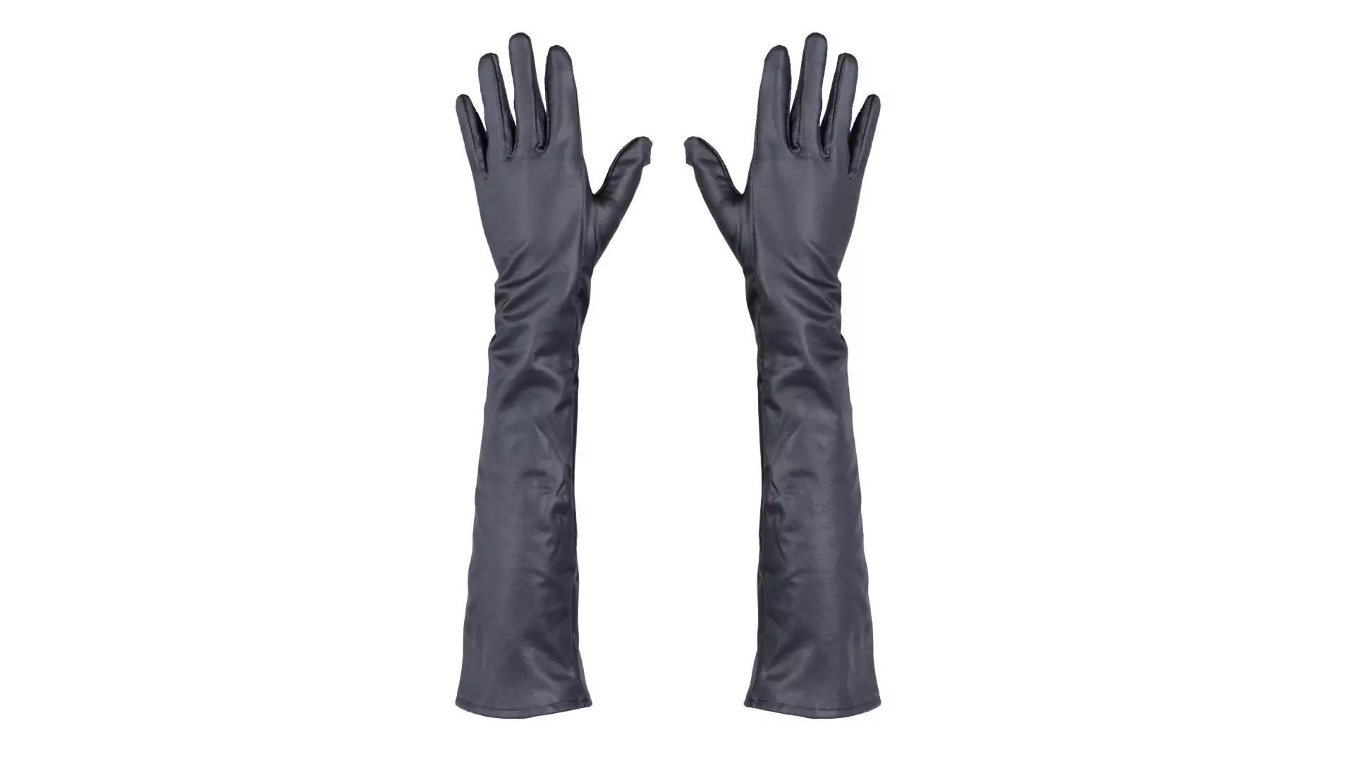 Long Leather Gloves Low-poly 3D model_0