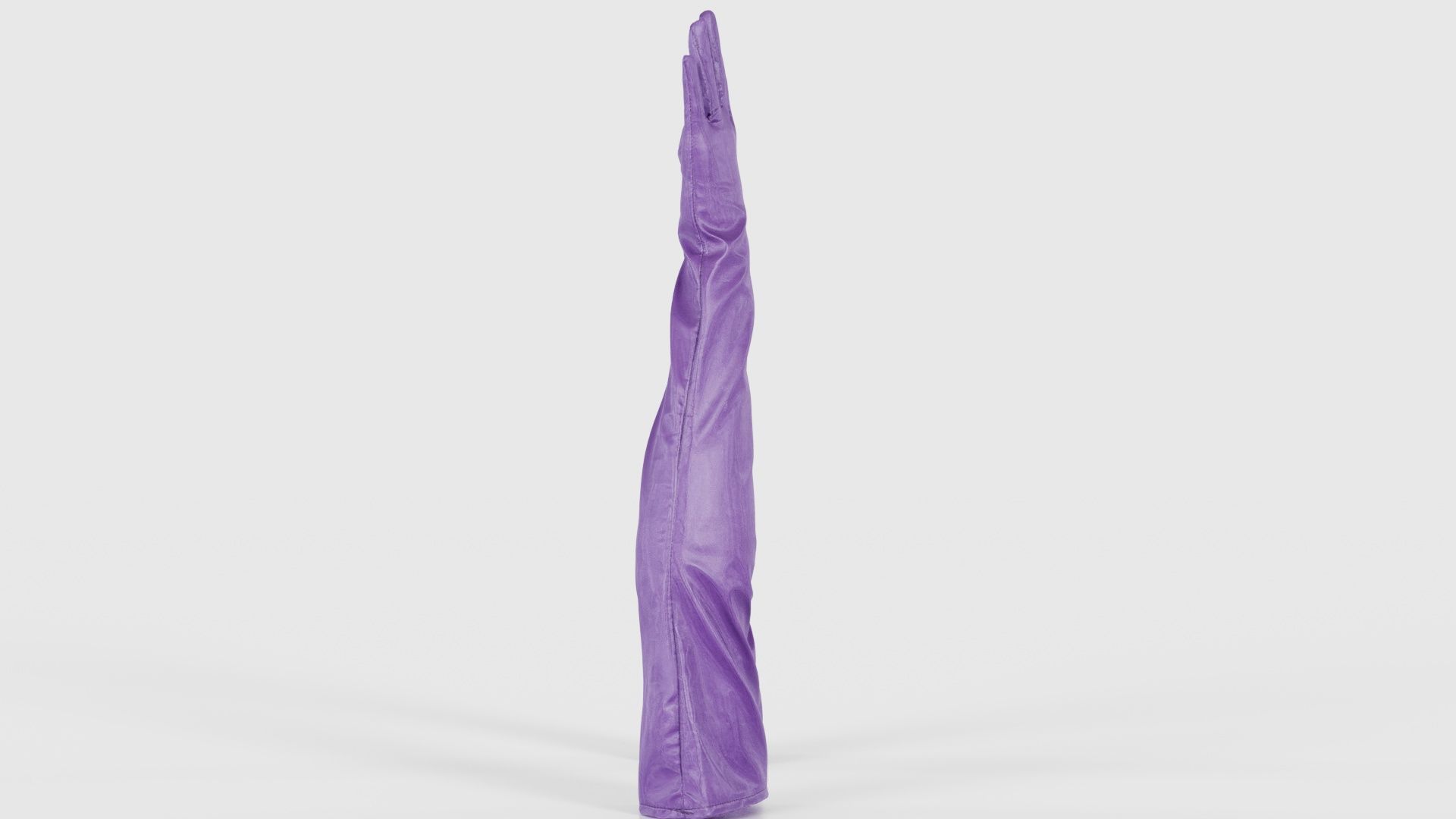 Long Vinyl Gloves Low-poly 3D model_18