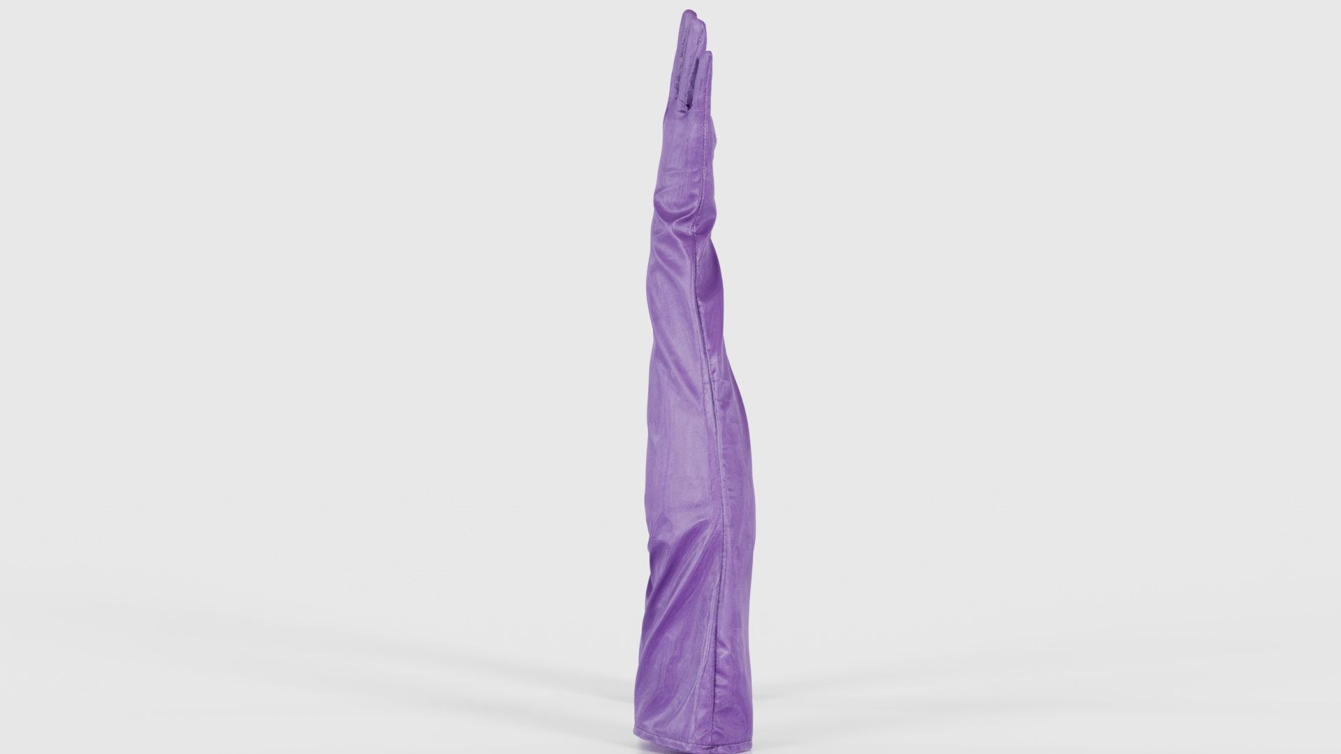 Long Vinyl Gloves Low-poly 3D model_24