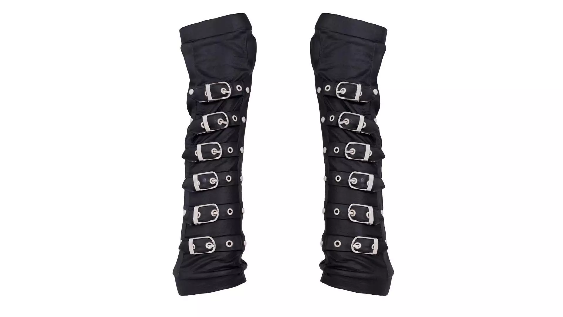 Multi Buckle Glove Low-poly 3D model_0