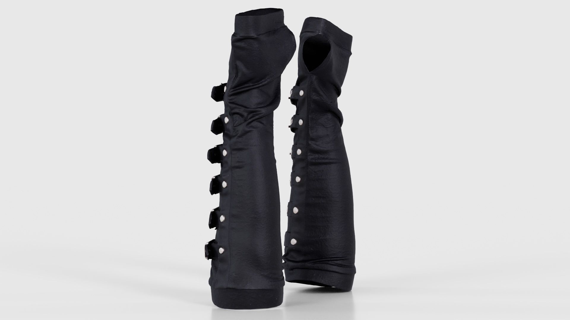 Multi Buckle Glove Low-poly 3D model_23