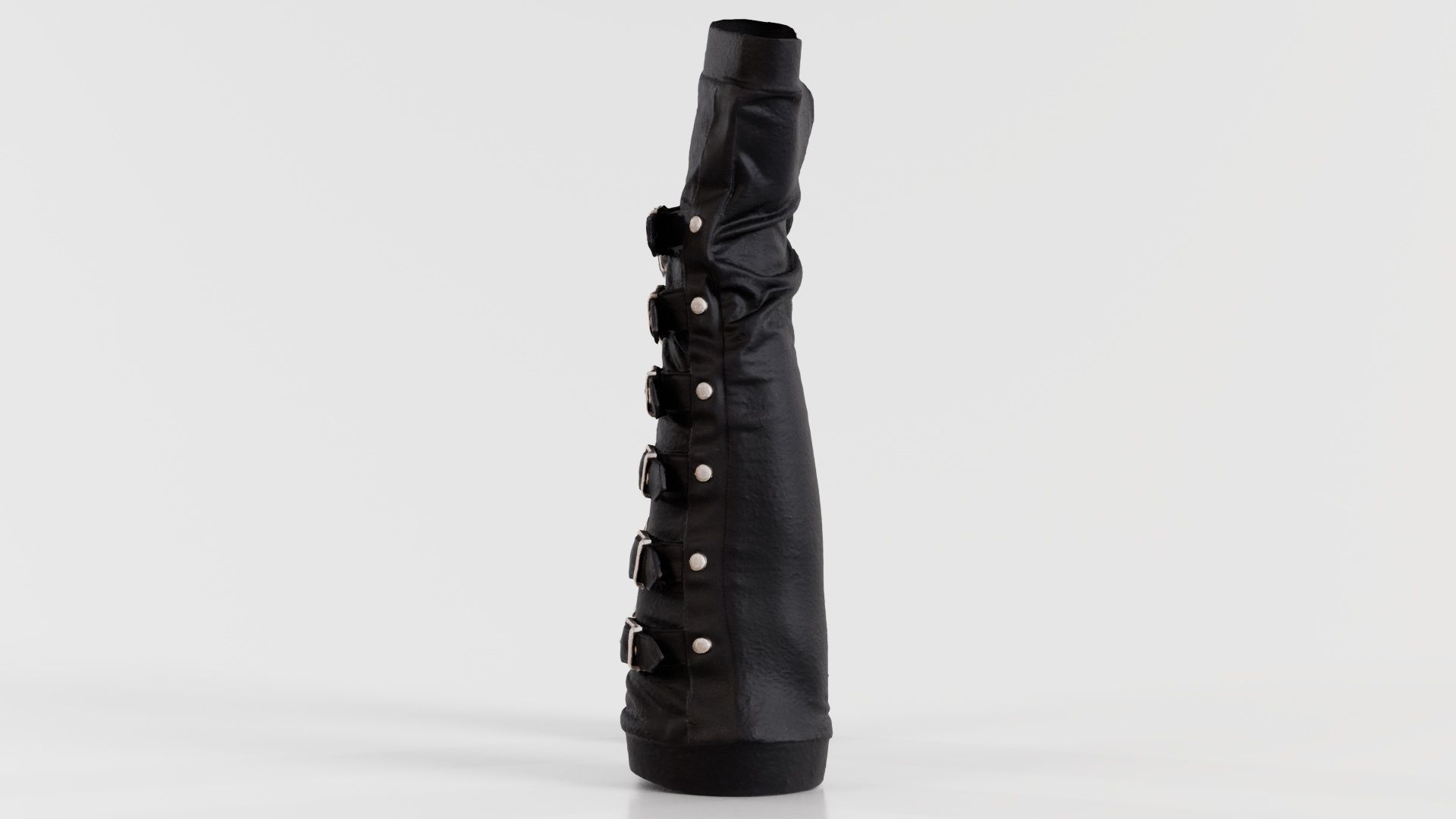 Multi Buckle Glove Low-poly 3D model_2