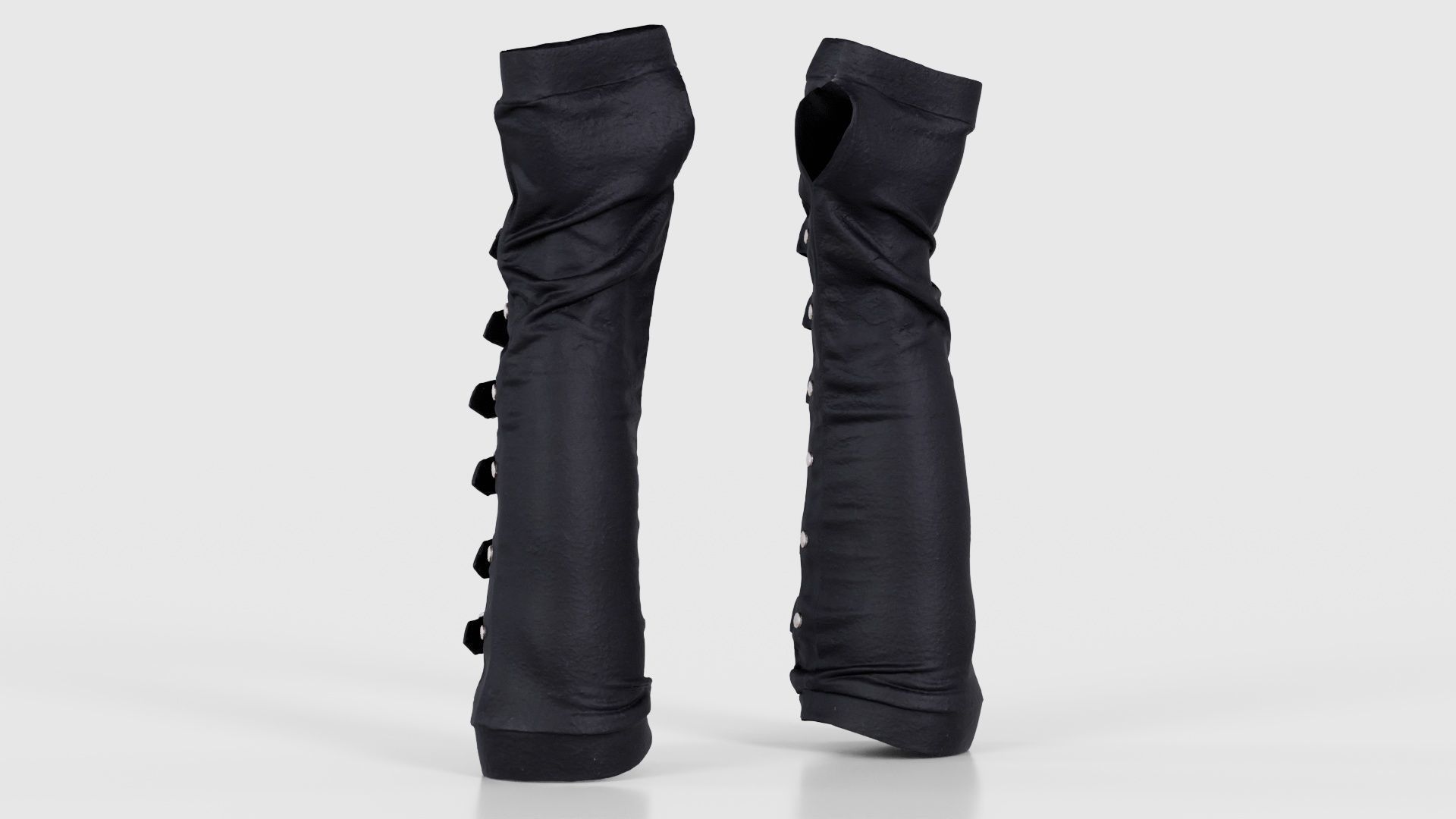 Multi Buckle Glove Low-poly 3D model_22