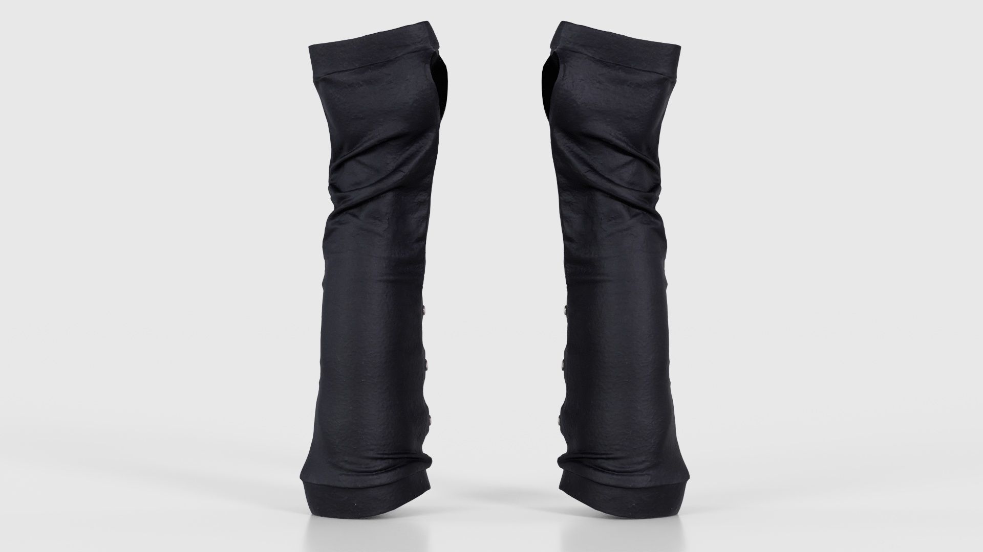 Multi Buckle Glove Low-poly 3D model_21