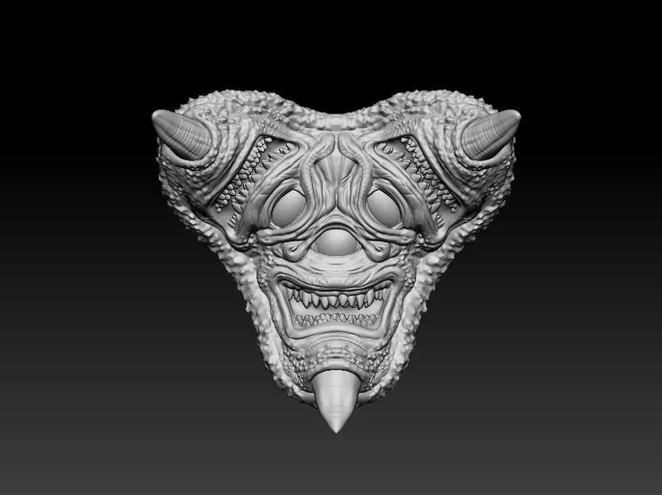 Tri-Eye Headsculpt for Action Figures 3D print model_0