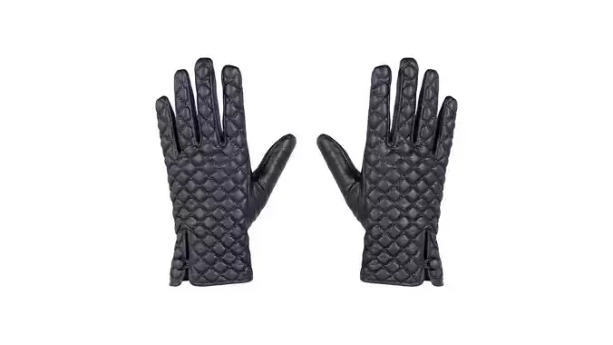 Padded Gloves Low-poly 3D model
