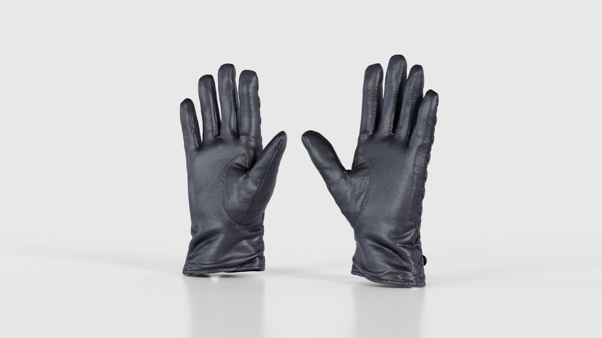 Padded Gloves Low-poly 3D model_20