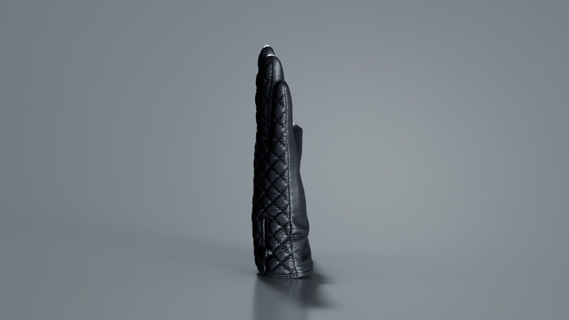 Padded Gloves Low-poly 3D model_5