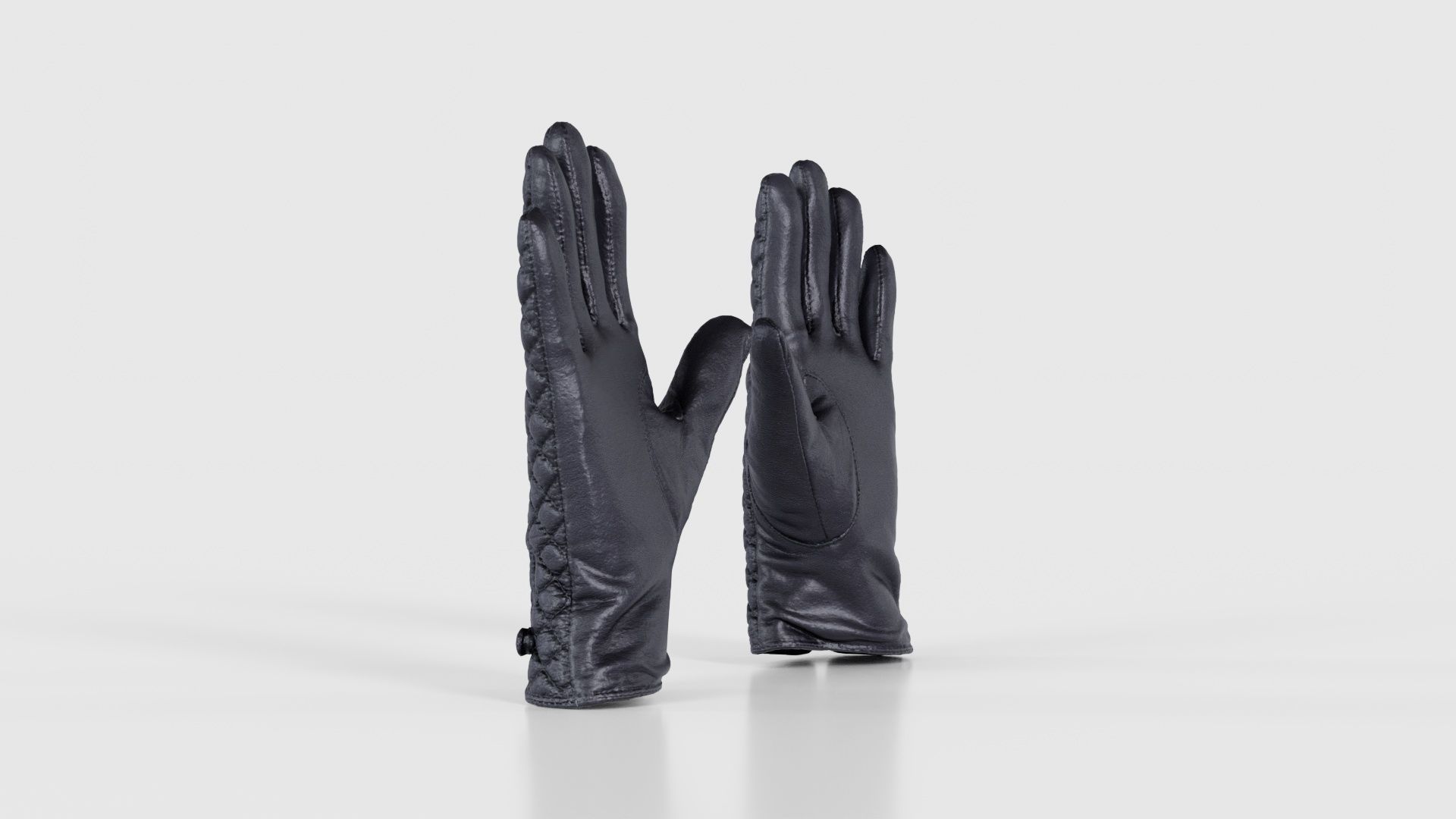 Padded Gloves Low-poly 3D model_23