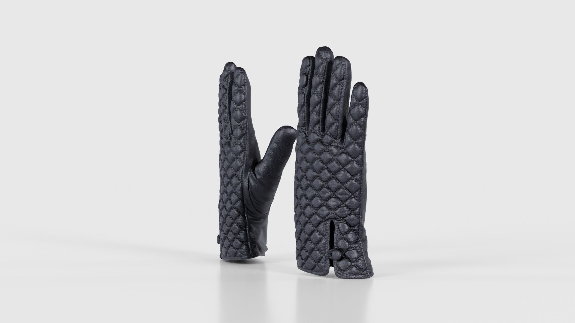 Padded Gloves Low-poly 3D model_25
