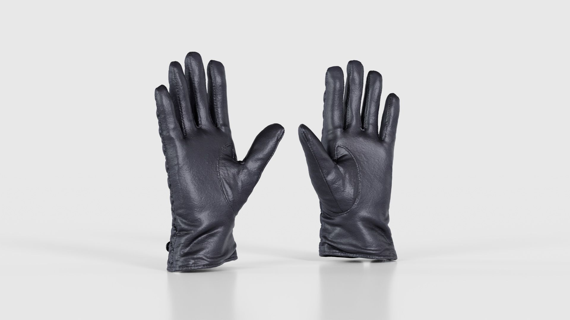 Padded Gloves Low-poly 3D model_22