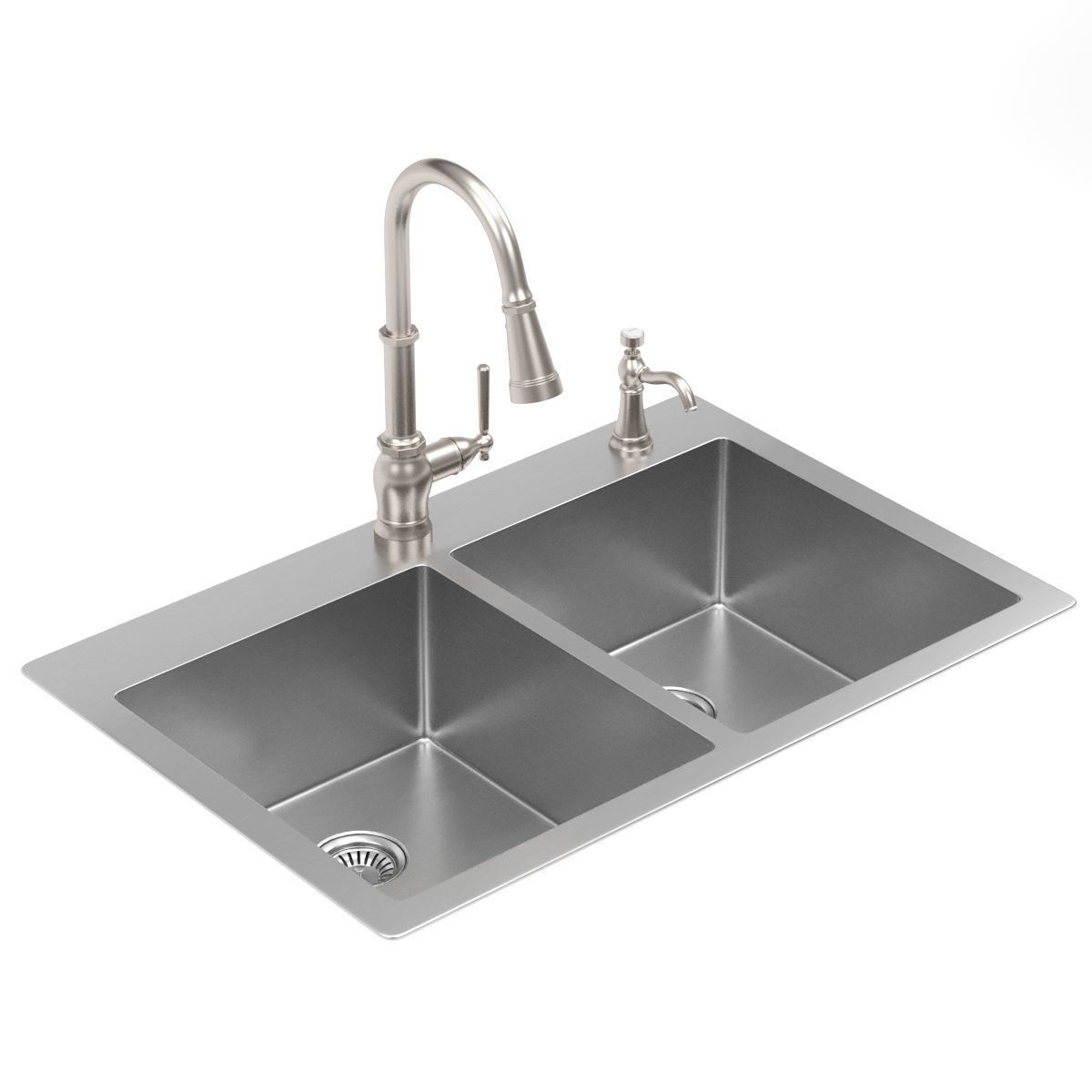 MOEN kitchen sink 3D model_3