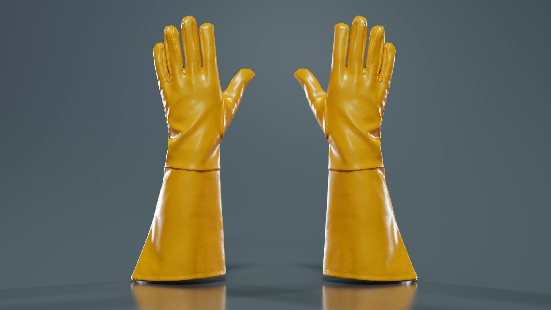 Superhero Glove Low-poly 3D model_12