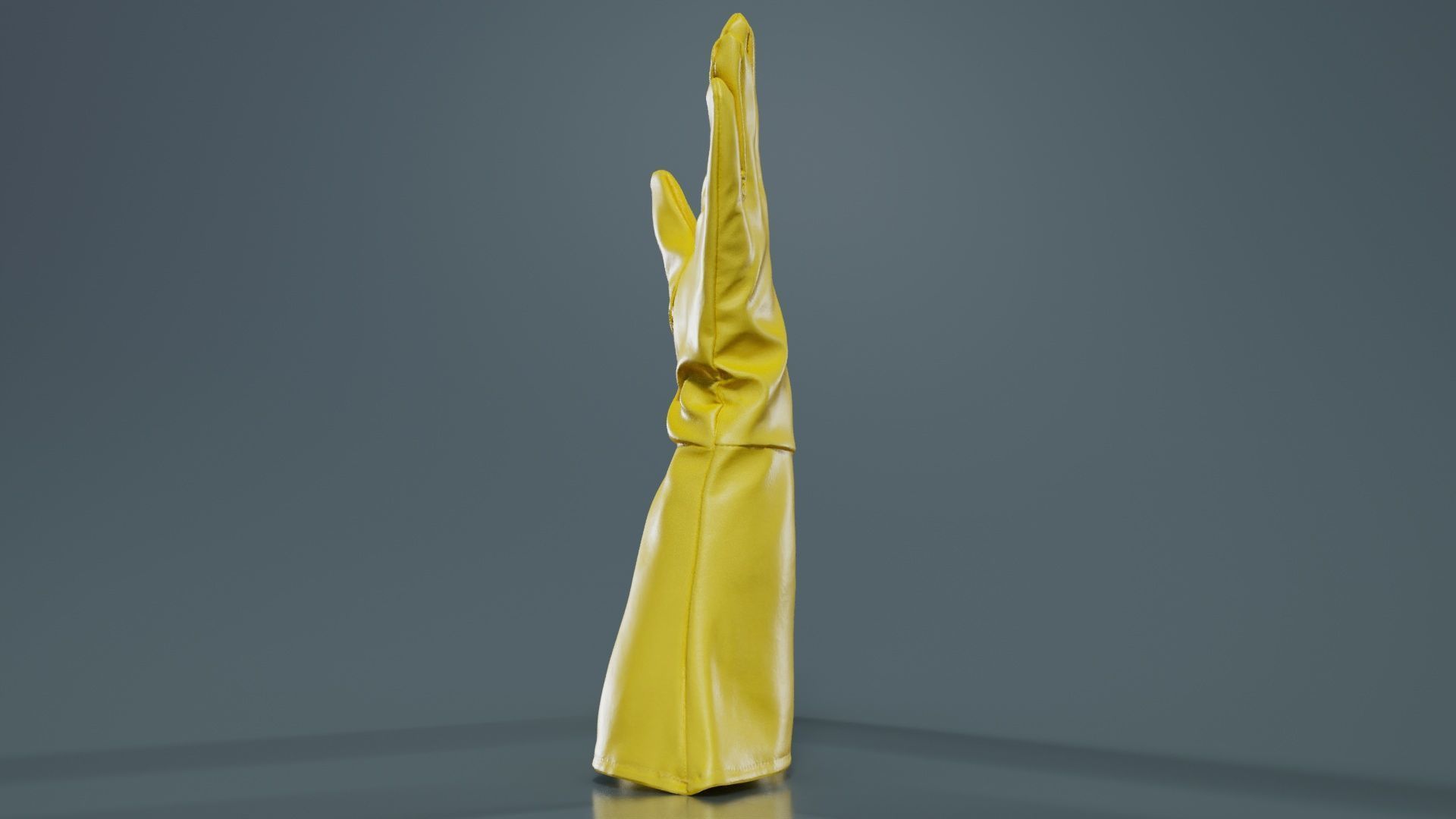 Superhero Glove Low-poly 3D model_2