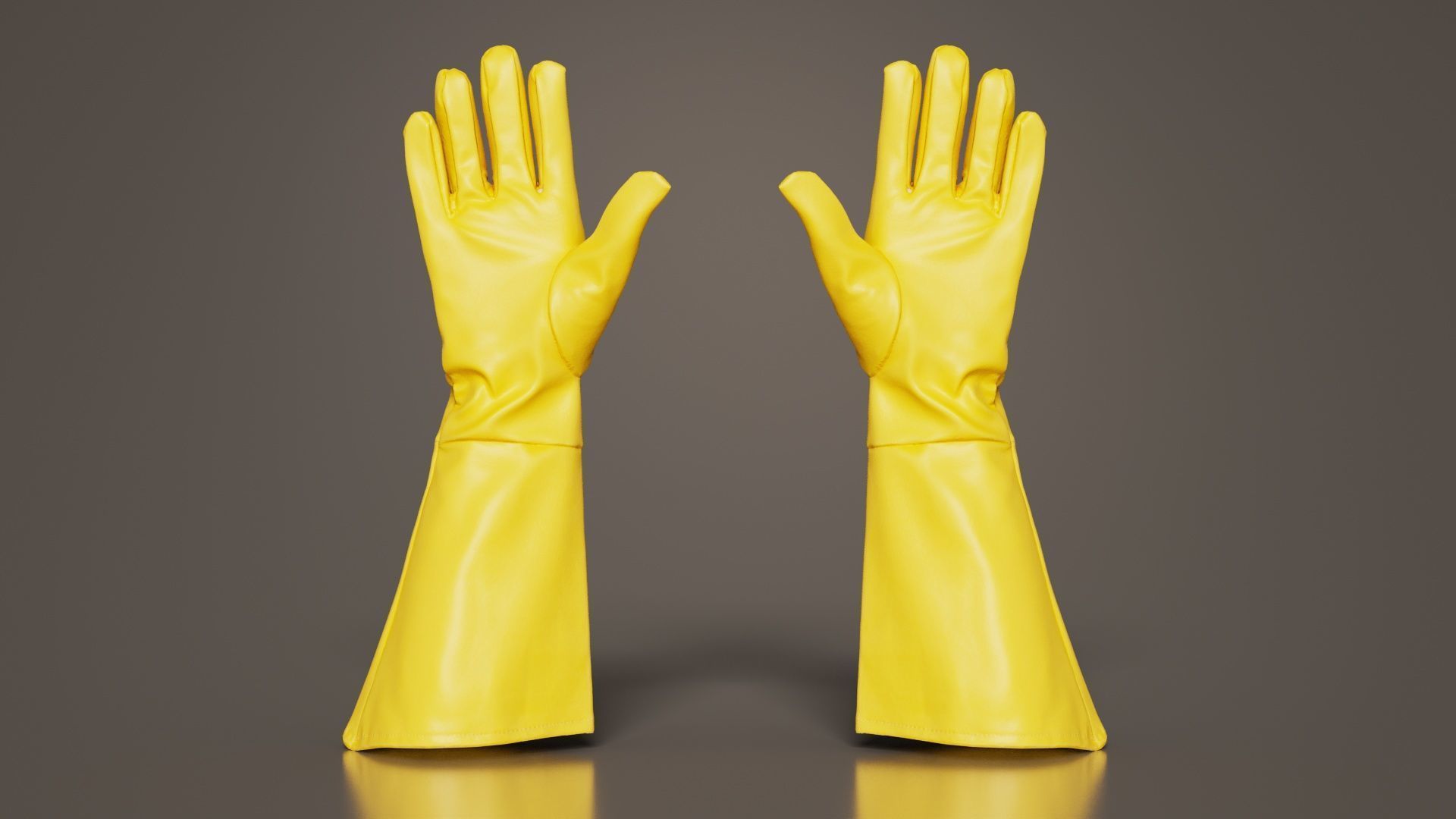 Superhero Glove Low-poly 3D model_8