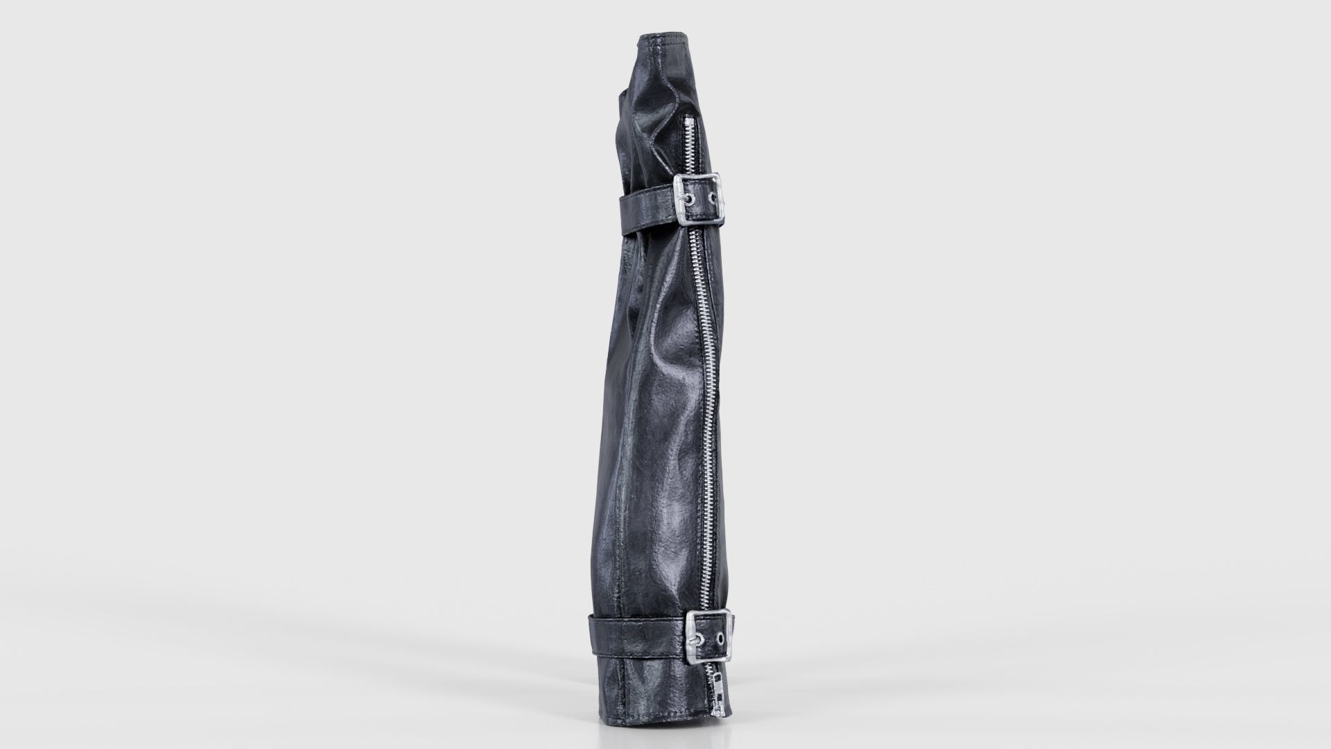 Vinyl Buckle Gloves Low-poly 3D model_18