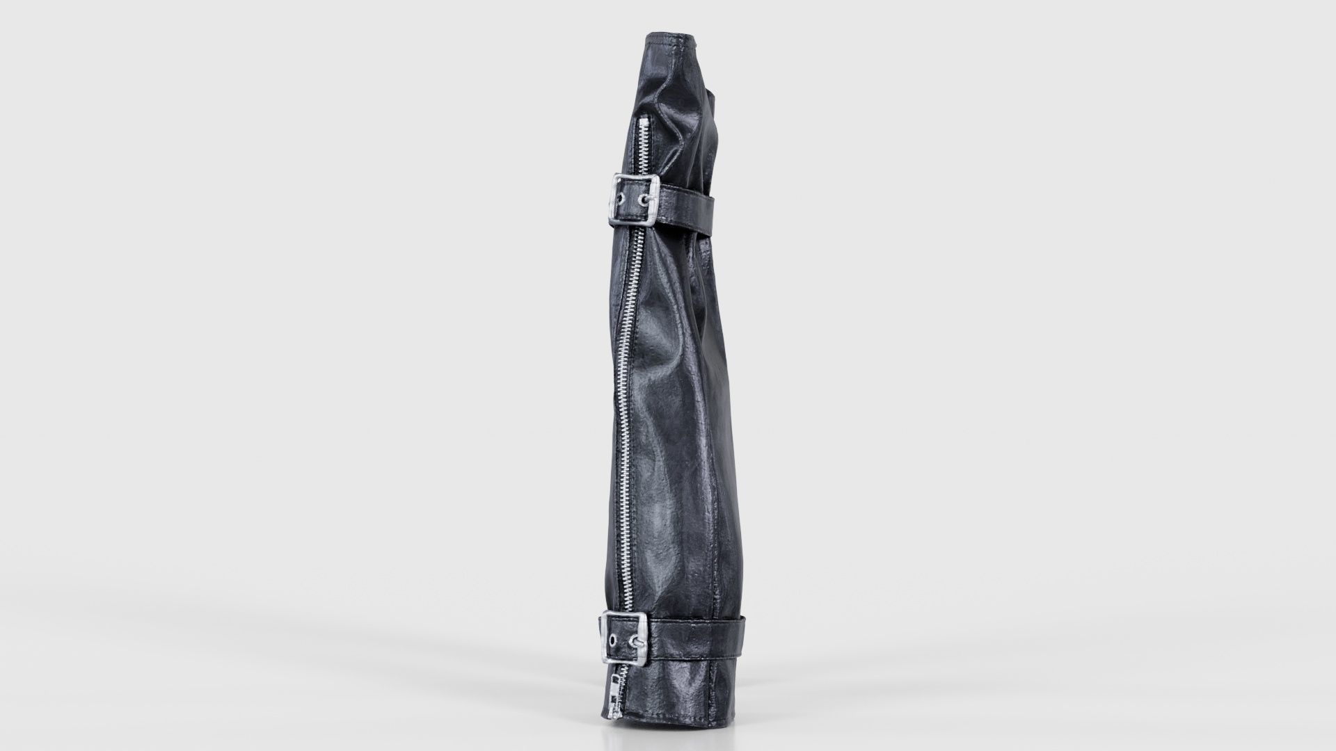 Vinyl Buckle Gloves Low-poly 3D model_24