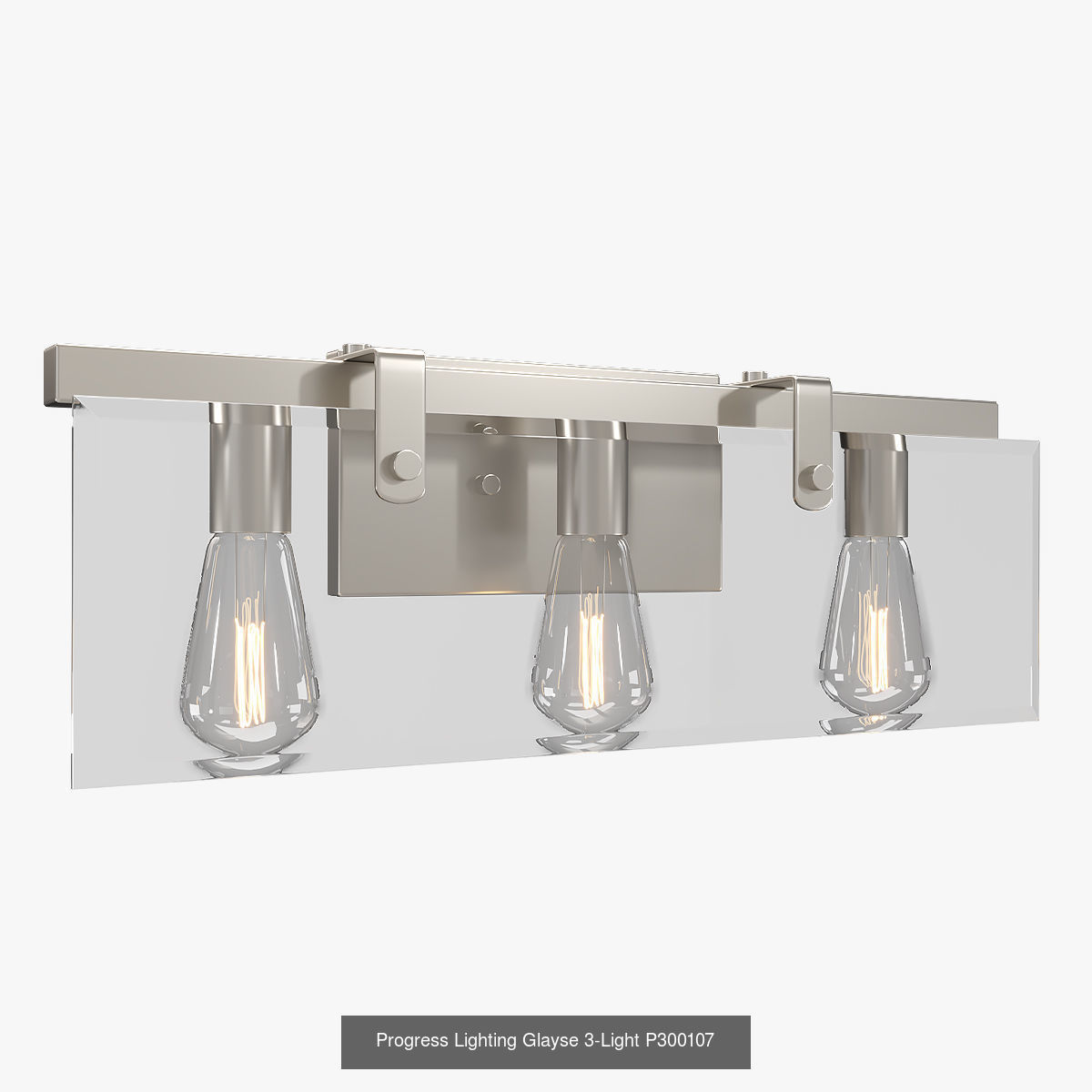 Progress Lighting Glayse Bathroom Vanity Light Collection  _1