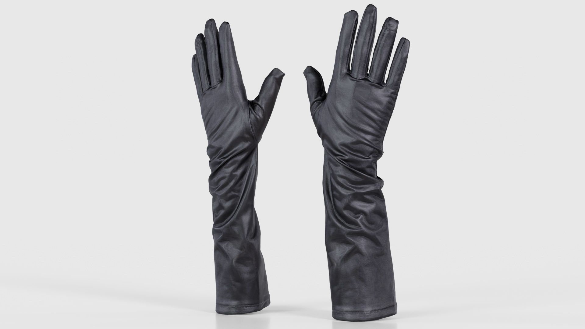 Vinyl Medium Glove Low-poly 3D model_26