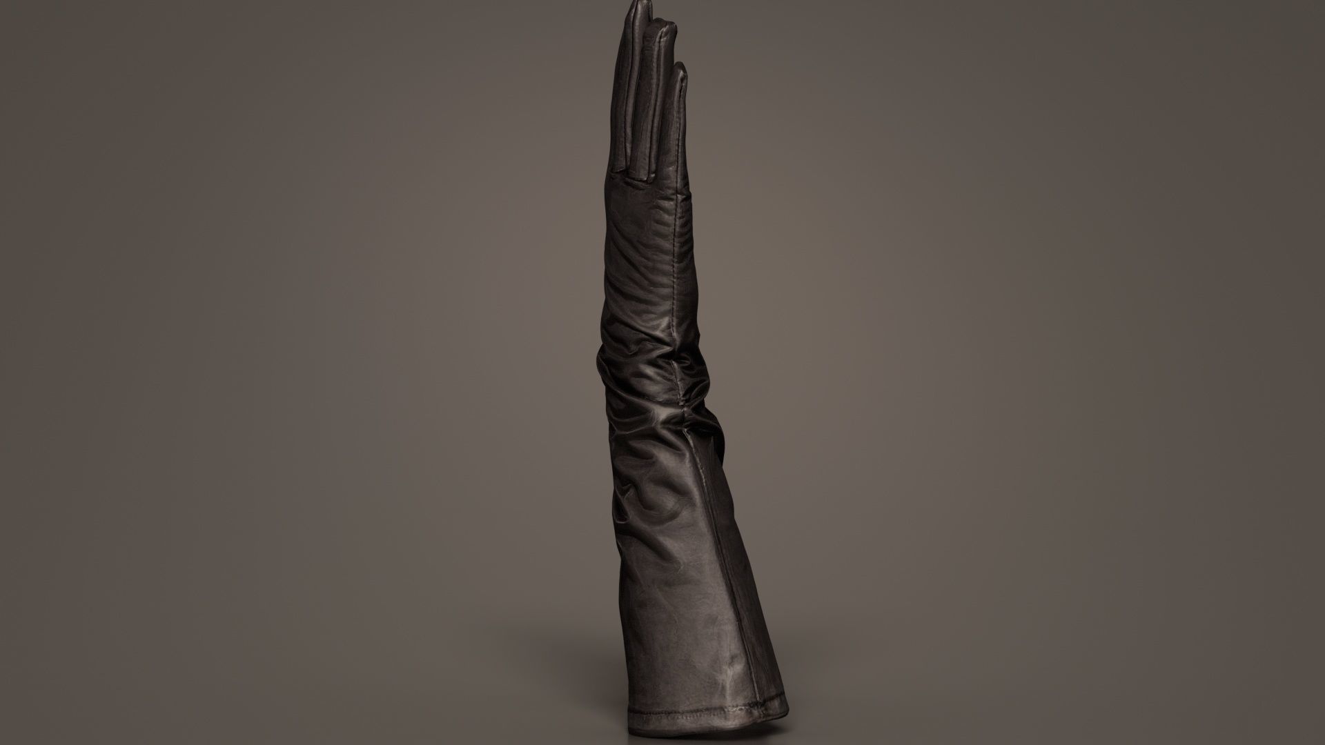 Vinyl Medium Glove Low-poly 3D model_2