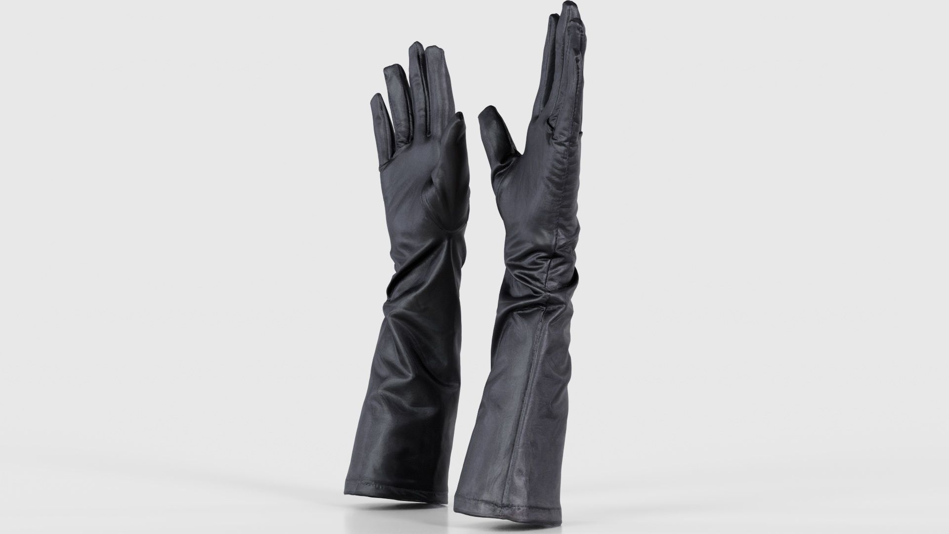 Vinyl Medium Glove Low-poly 3D model_19