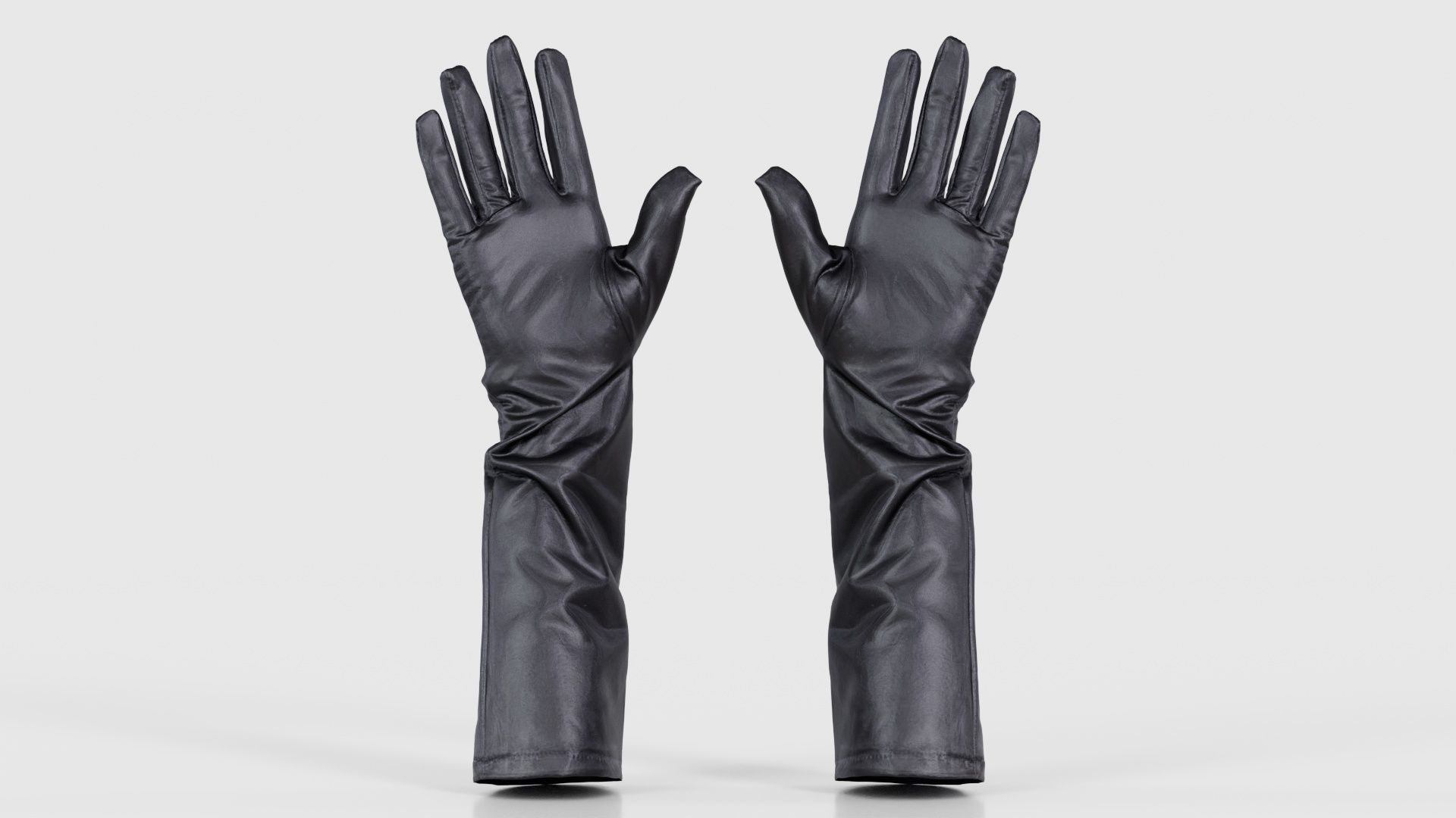 Vinyl Medium Glove Low-poly 3D model_21