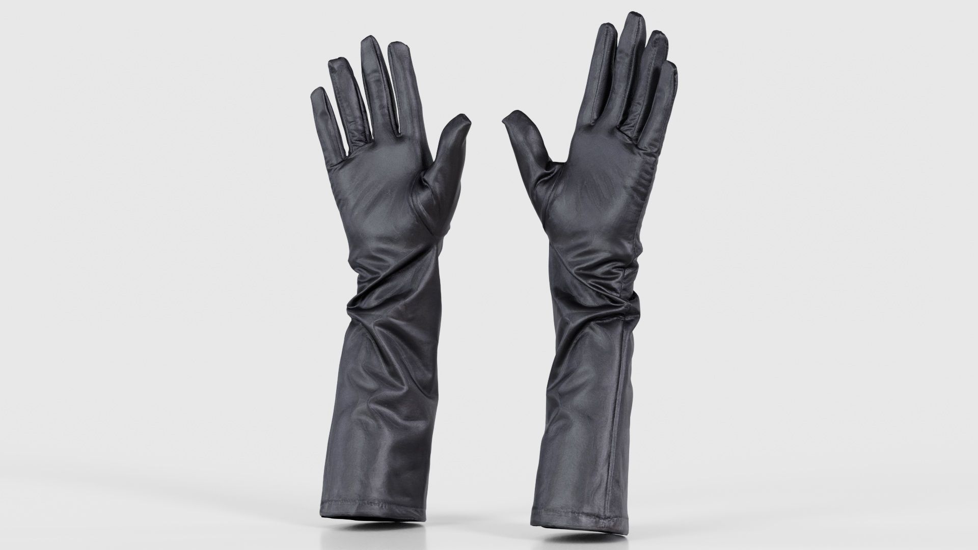 Vinyl Medium Glove Low-poly 3D model_20