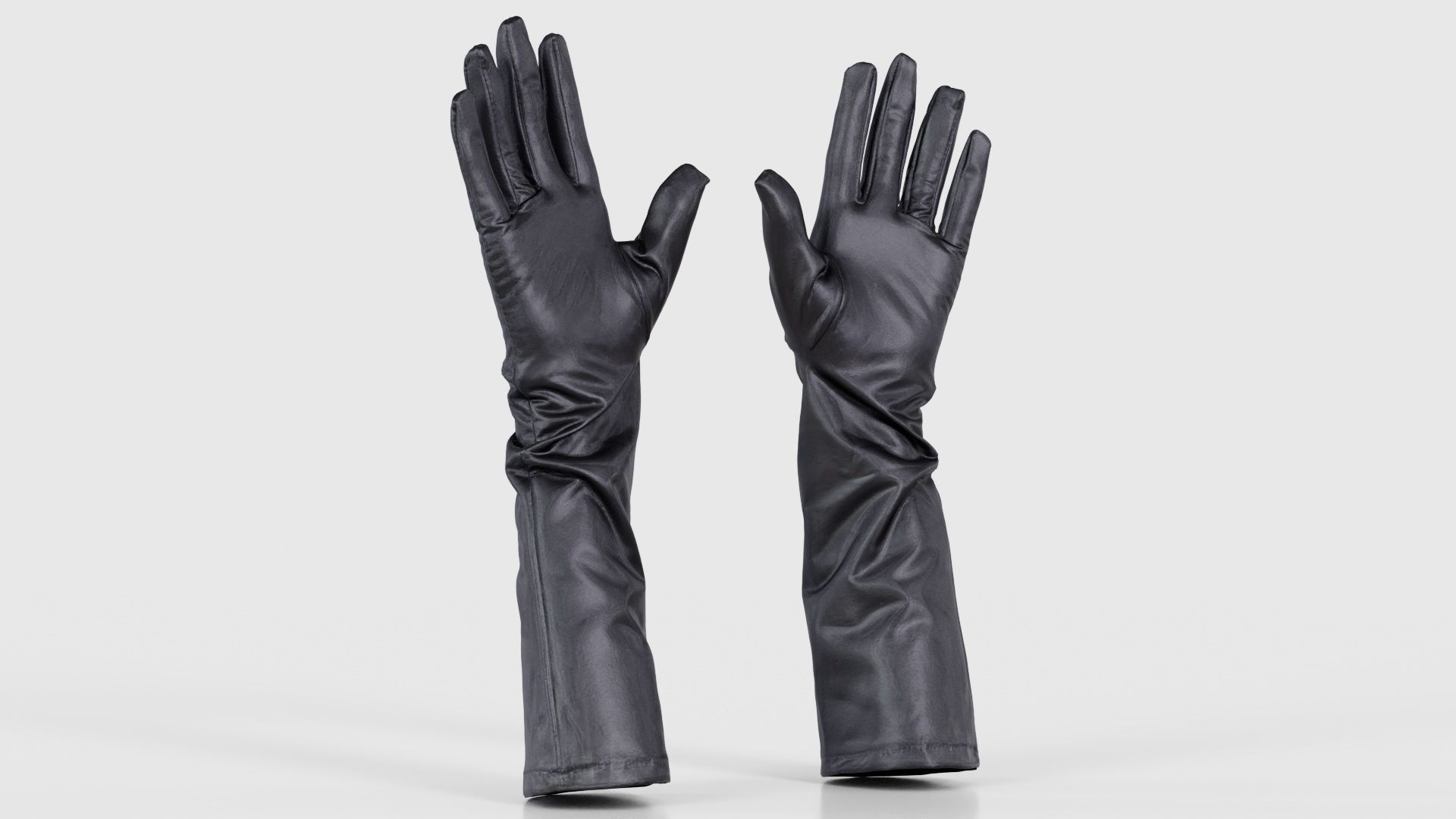 Vinyl Medium Glove Low-poly 3D model_22