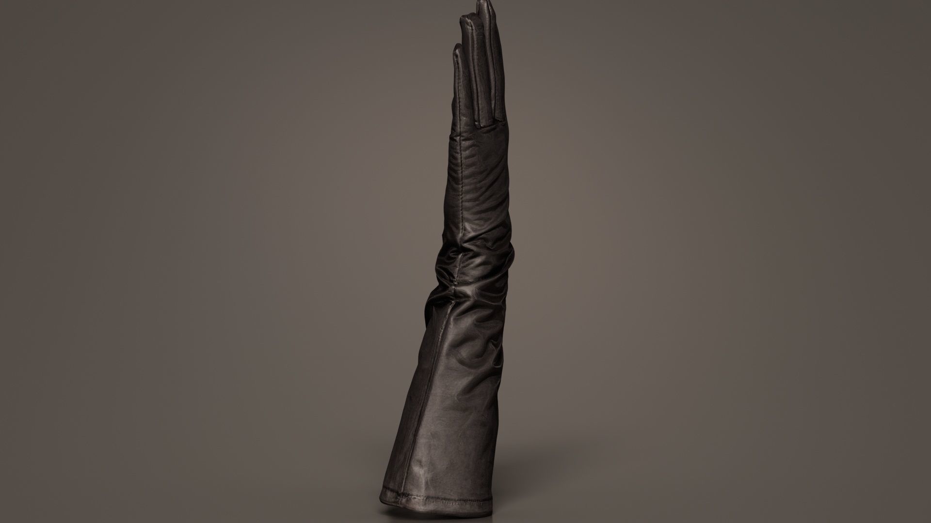 Vinyl Medium Glove Low-poly 3D model_7