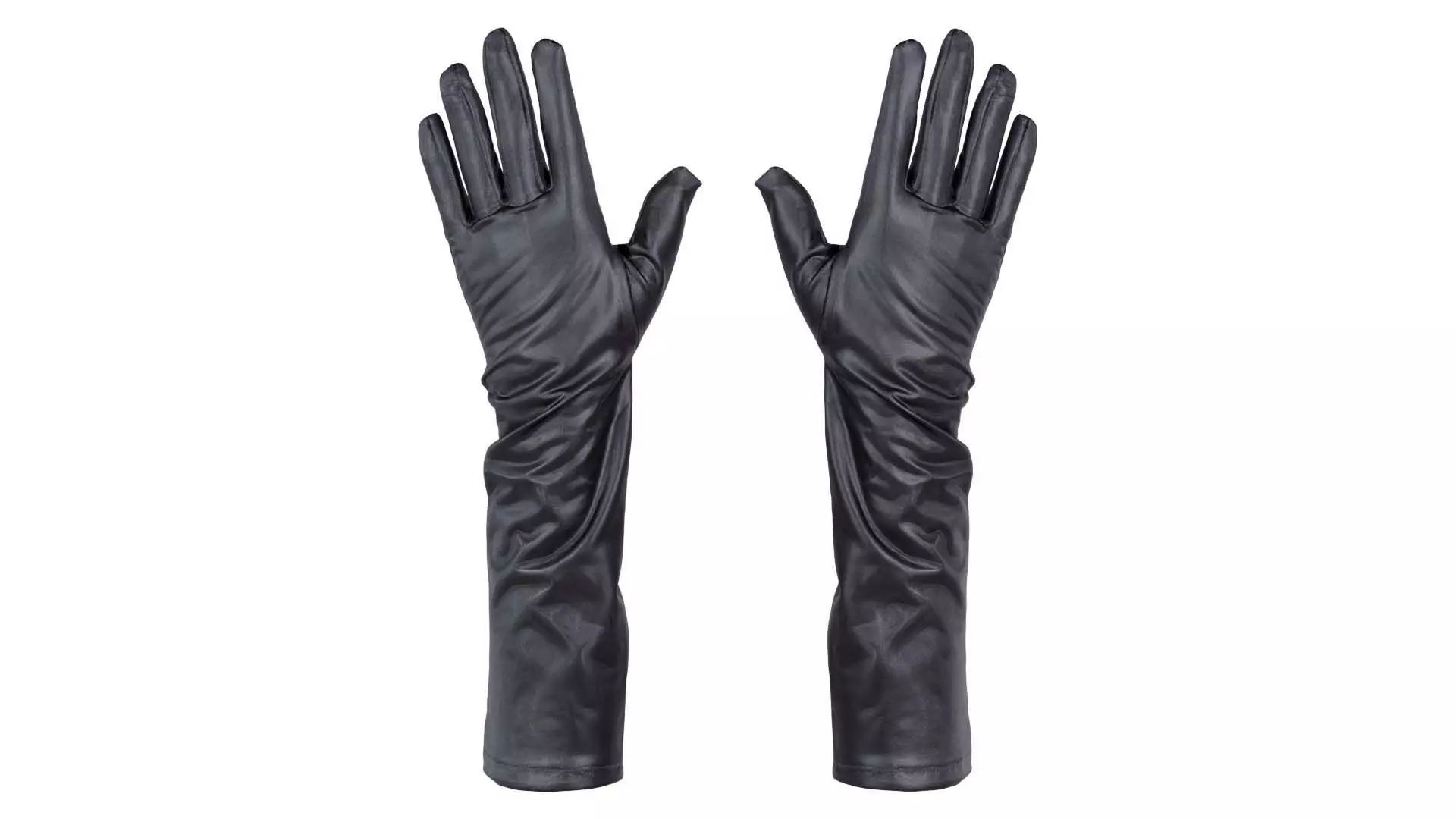 Vinyl Medium Glove Low-poly 3D model_0