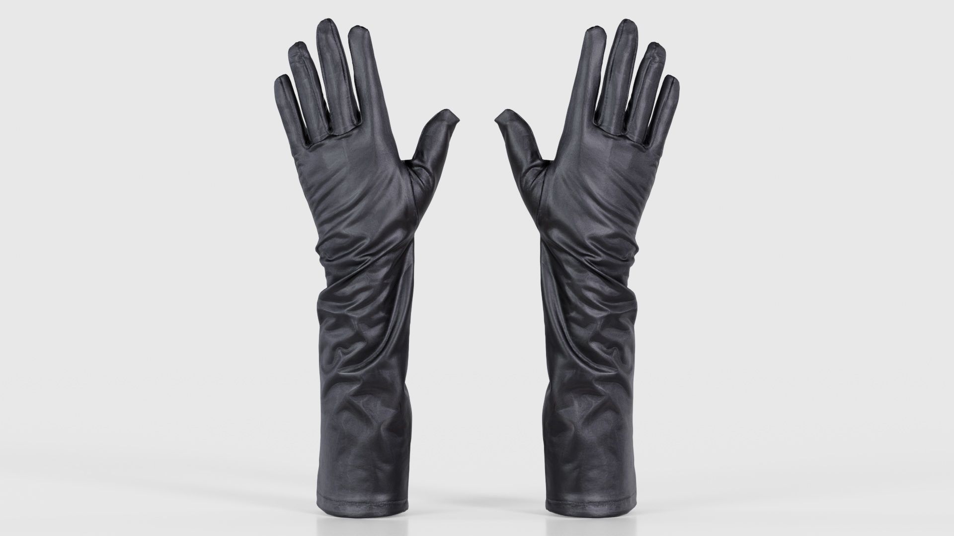 Vinyl Medium Glove Low-poly 3D model_15