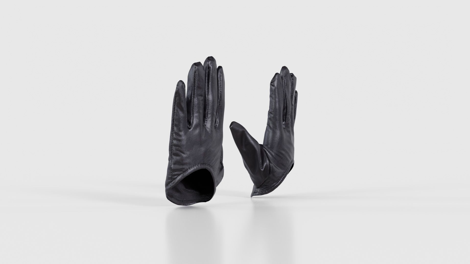 Vinyl Open Glove Low-poly 3D model_17