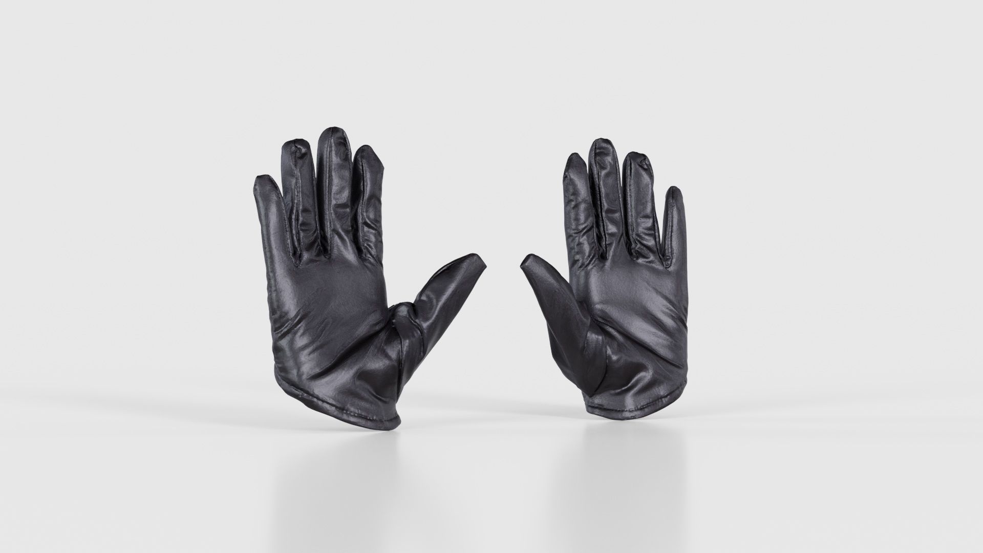 Vinyl Open Glove Low-poly 3D model_22