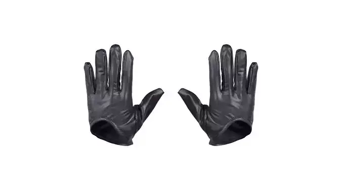 Vinyl Open Glove Low-poly 3D model