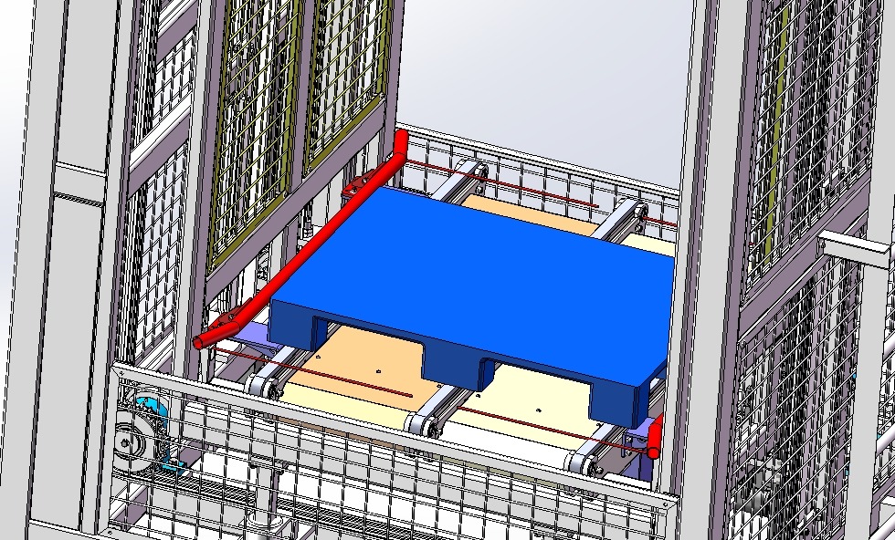Heavy-duty reciprocating elevator  3D model_1