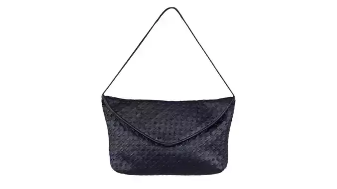 Black Maze Handbag Purse Low-poly 3D model