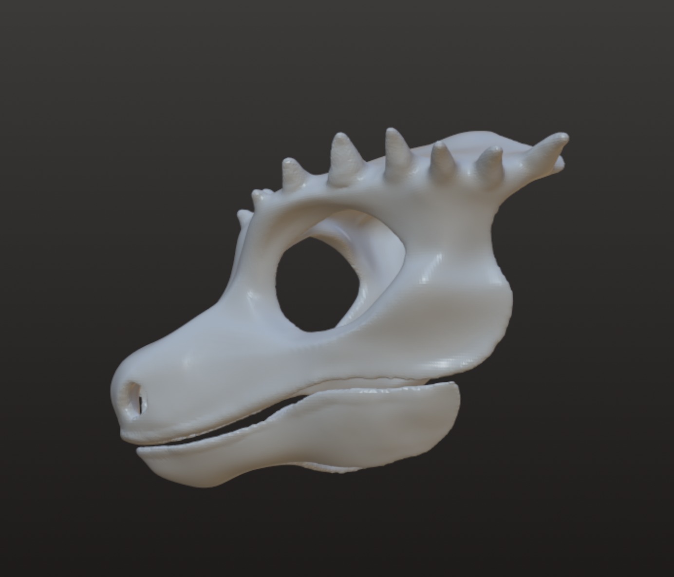 Crested Gecko Base 3D print model_2