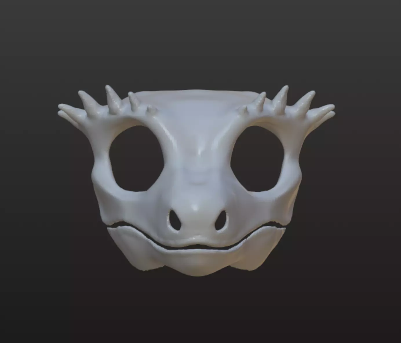 Crested Gecko Base 3D print model_0